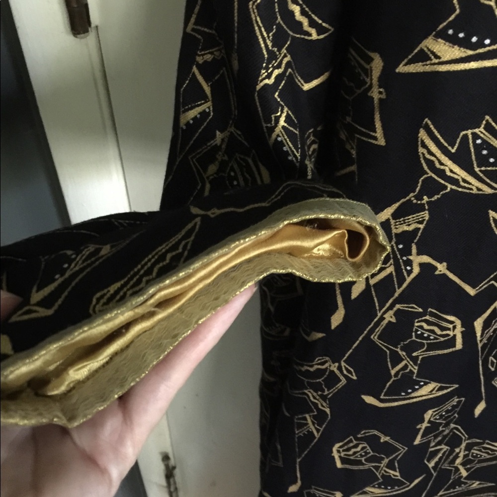 Vintage African print duster/kimono large - Picture 8 of 9